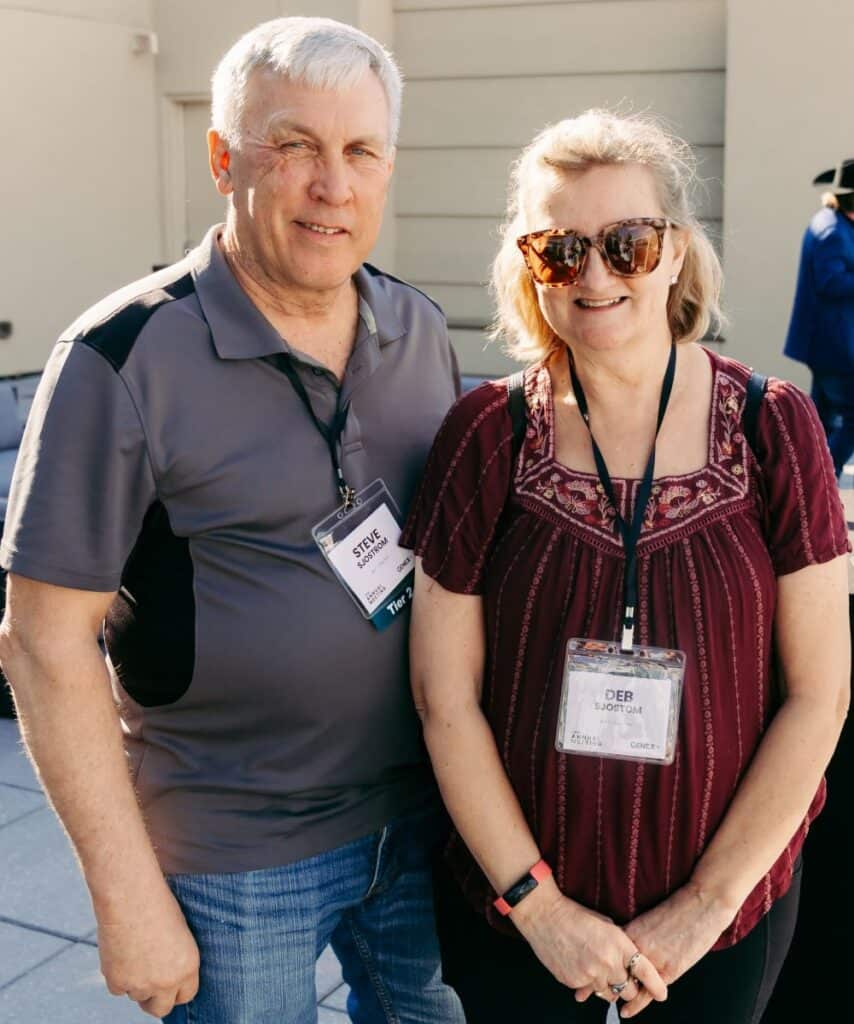 Steve and Deb Sjostrom at the 2025 GENEX Annual Meeting
