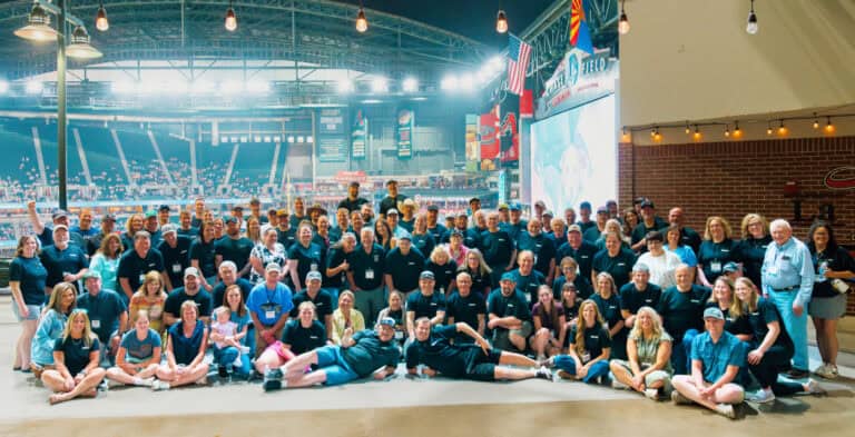 2026 GENEX Annual Meeting attendees enjoying a baseball game